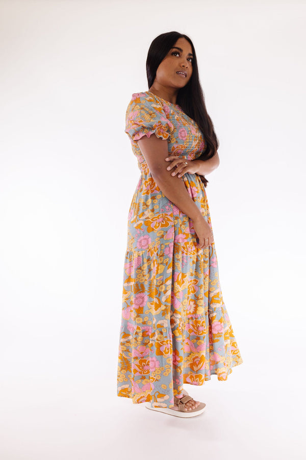 Duke Dress in Dusty Blue