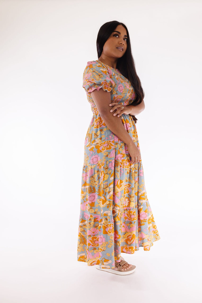 Duke Dress in Dusty Blue