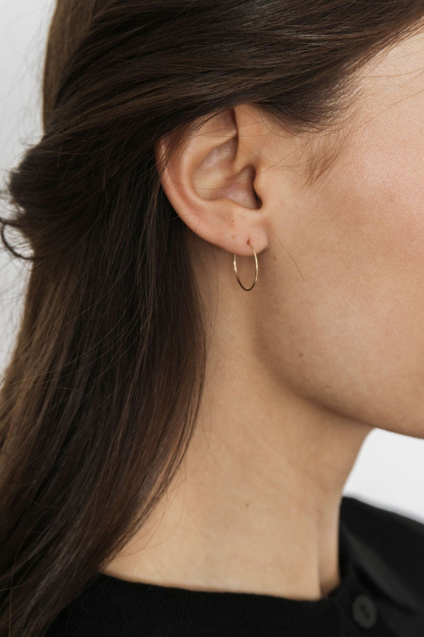 Gold Hoop Earring by Nashelle