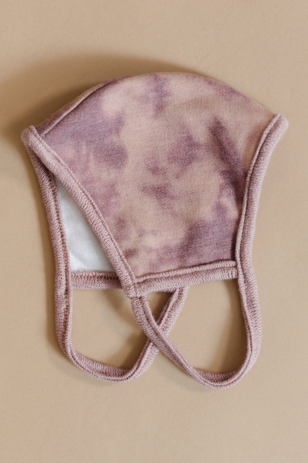 Face Mask Tie Dye in Mauve