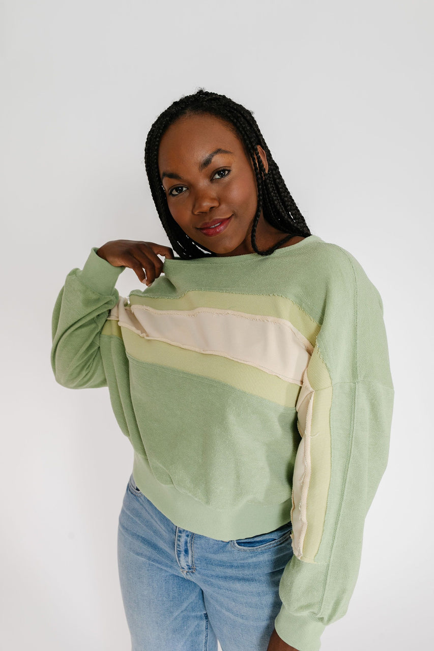 Harris Sweatshirt in Light Green