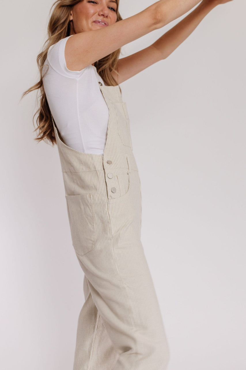 Harry Overalls in Taupe