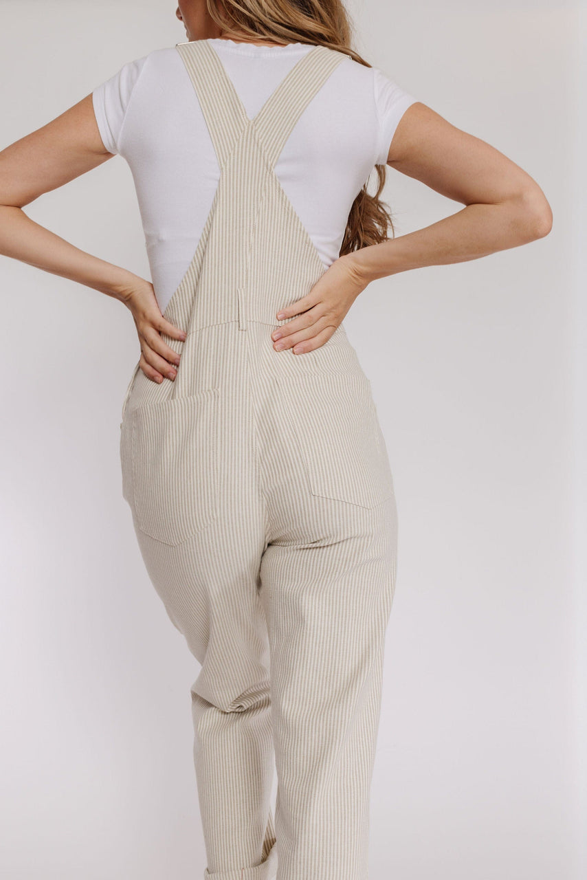 Harry Overalls in Taupe