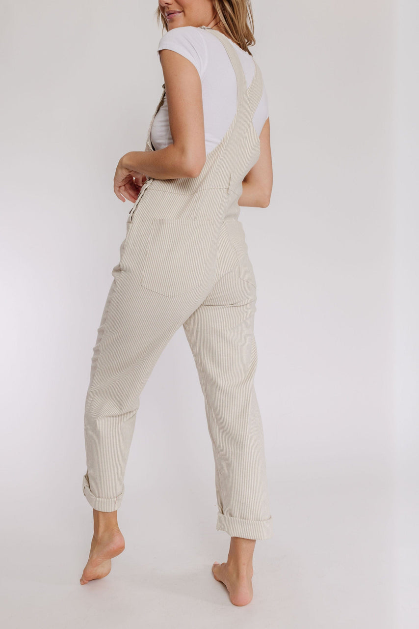Harry Overalls in Taupe