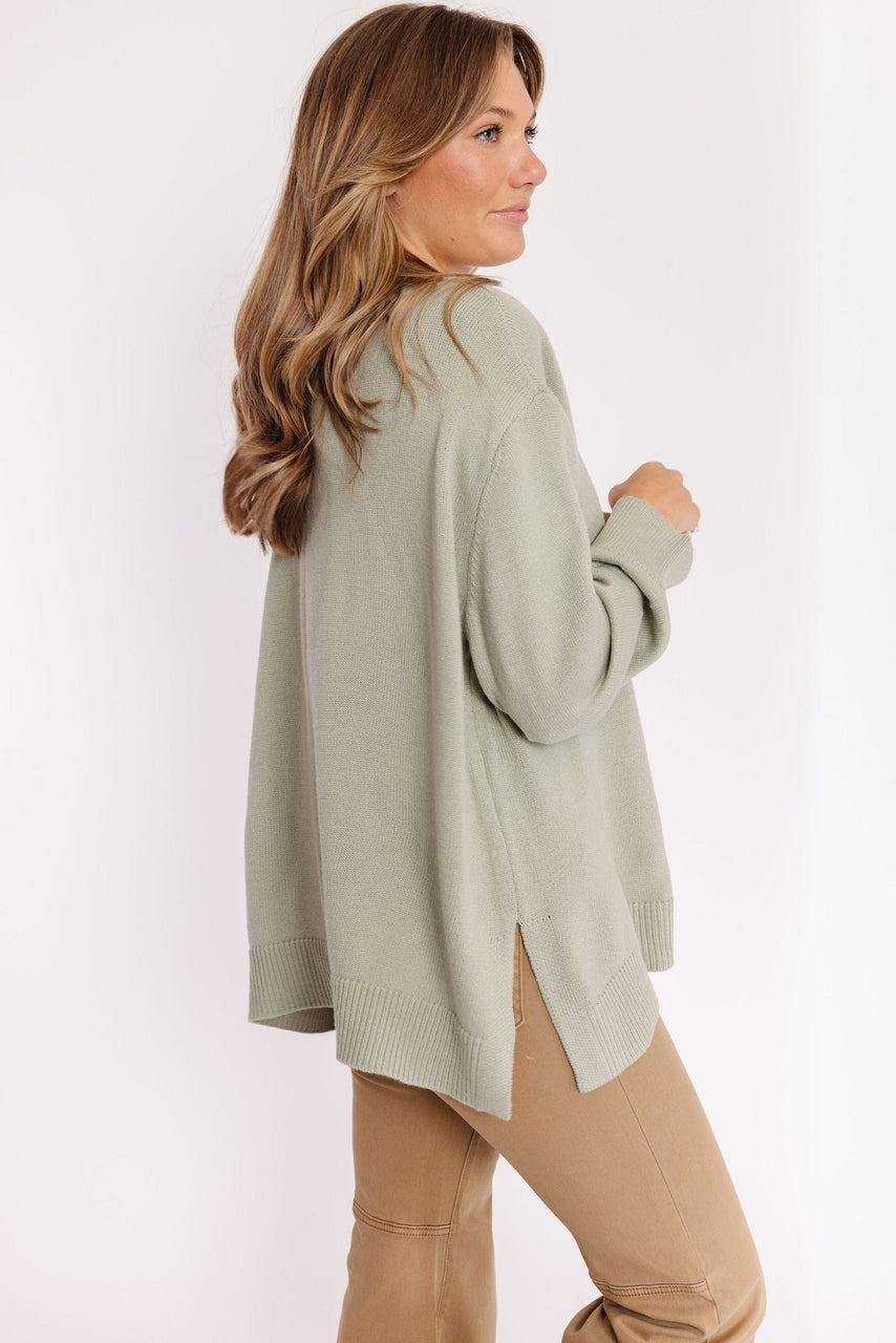 Holly Sweater in Dusty Sage