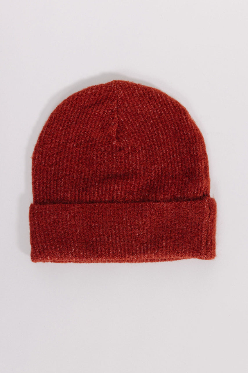 Soft Beanie in Chili