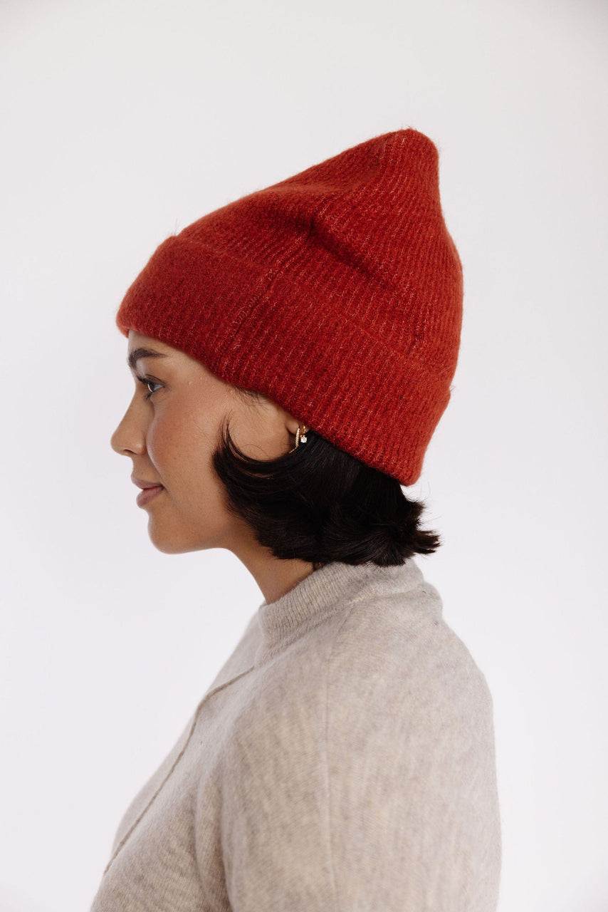 Soft Beanie in Chili