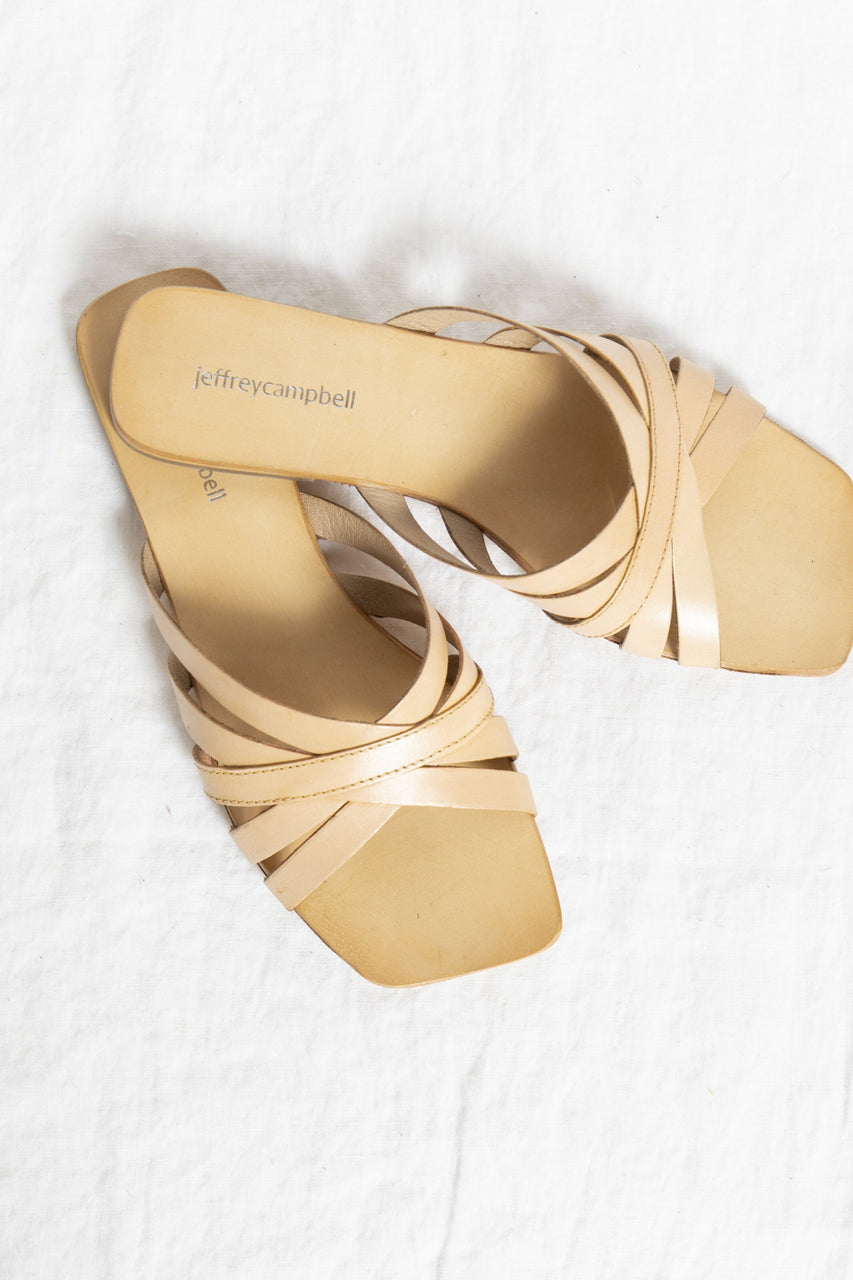 Jeffrey Campbell Amarra Sandal in Natural