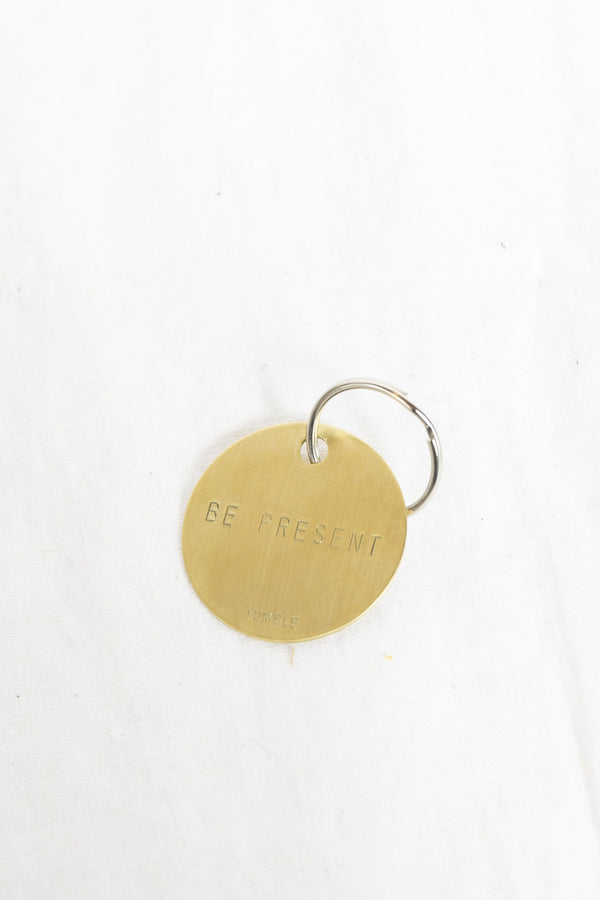 Be Present Key Tag