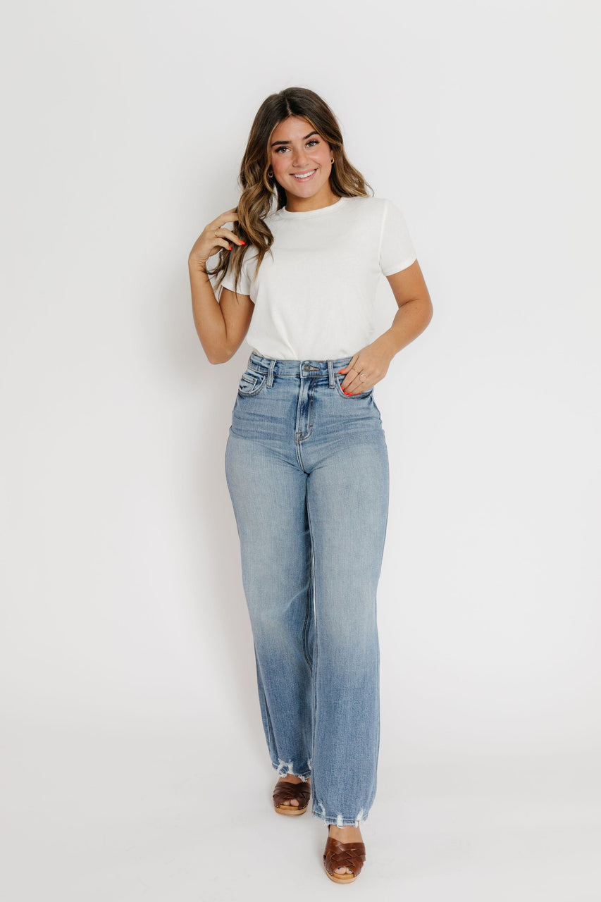 Logan Dad Denim Distressed