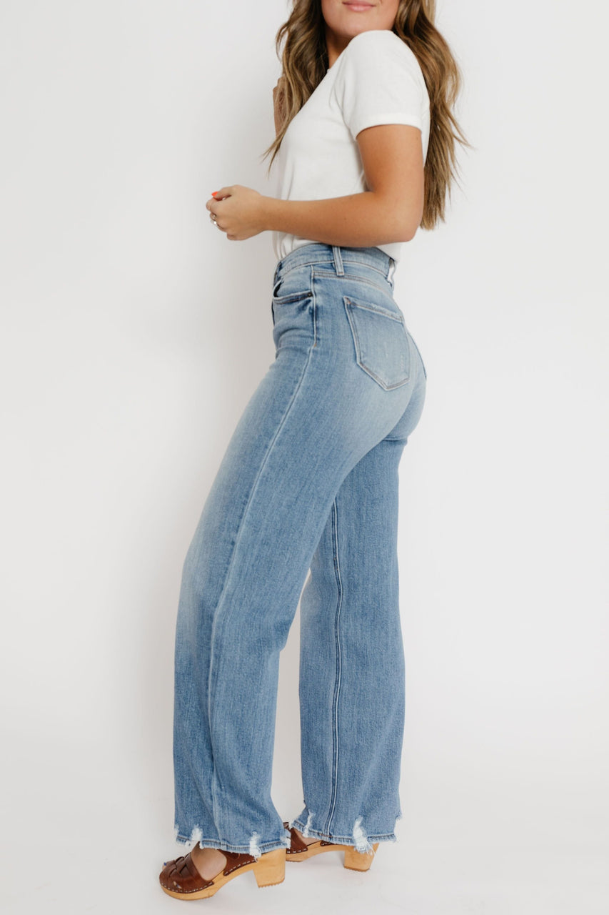 Logan Dad Denim Distressed