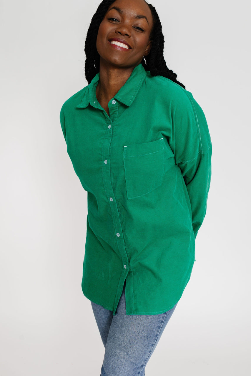 Mardi Shirt in Emerald