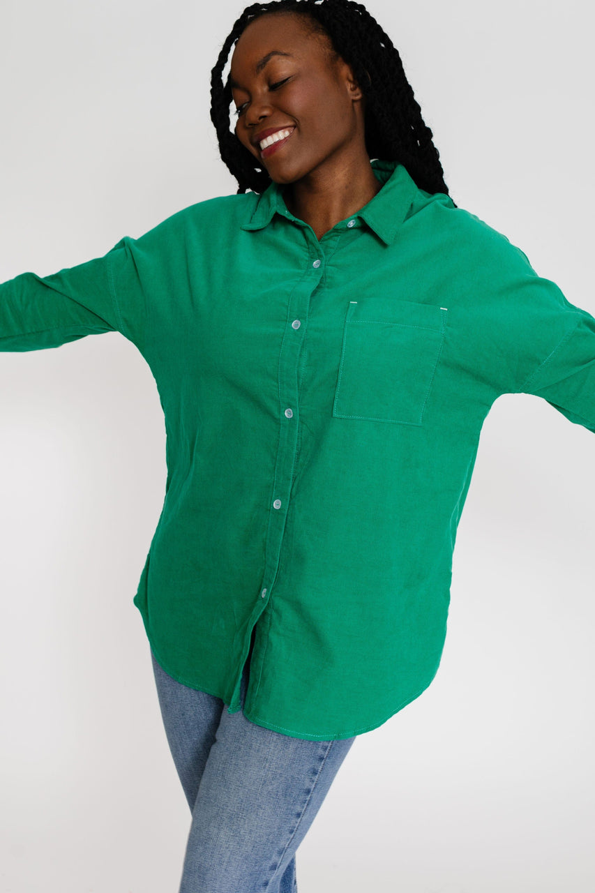 Mardi Shirt in Emerald