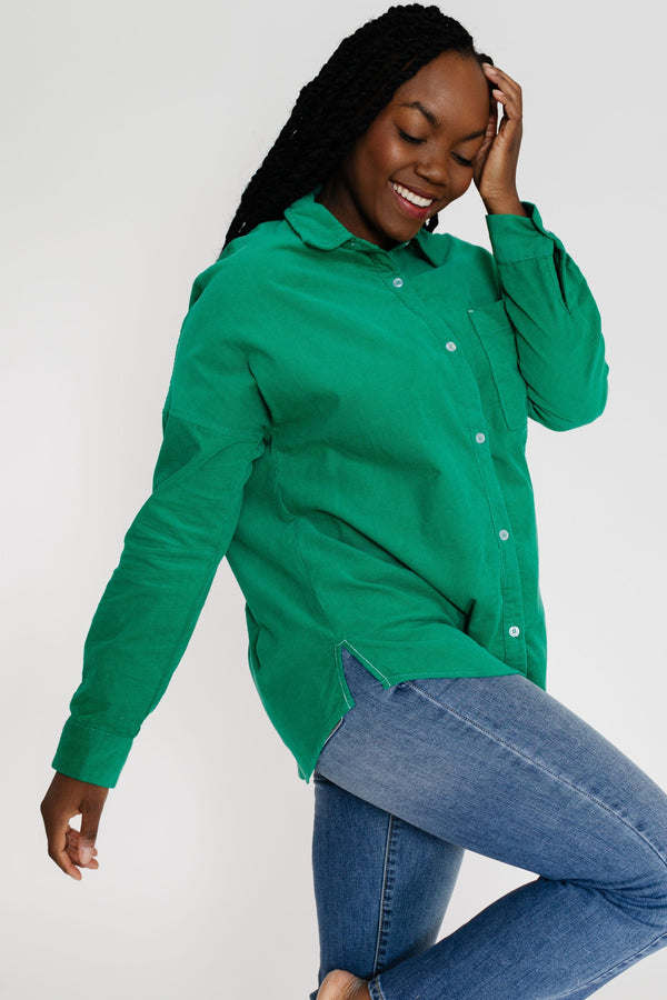Mardi Shirt in Emerald