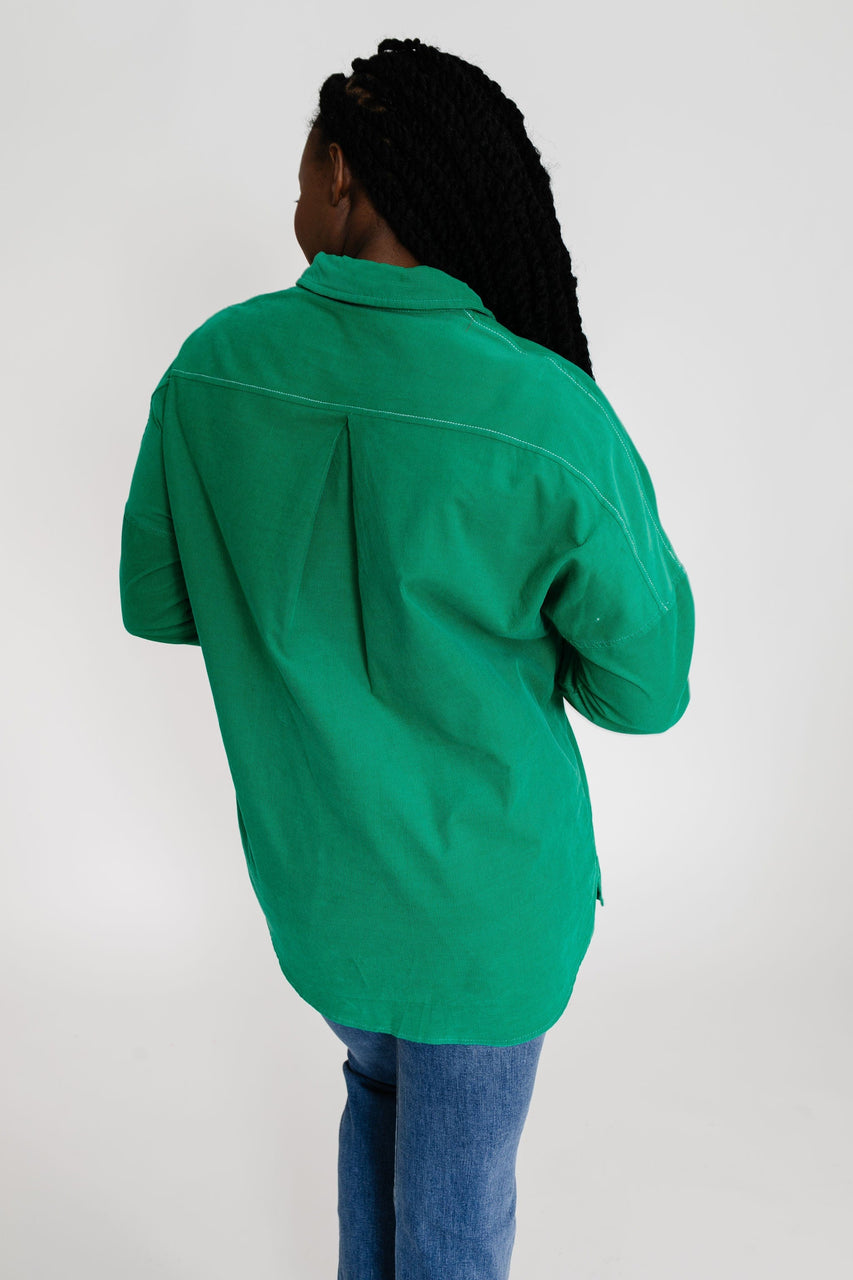 Mardi Shirt in Emerald