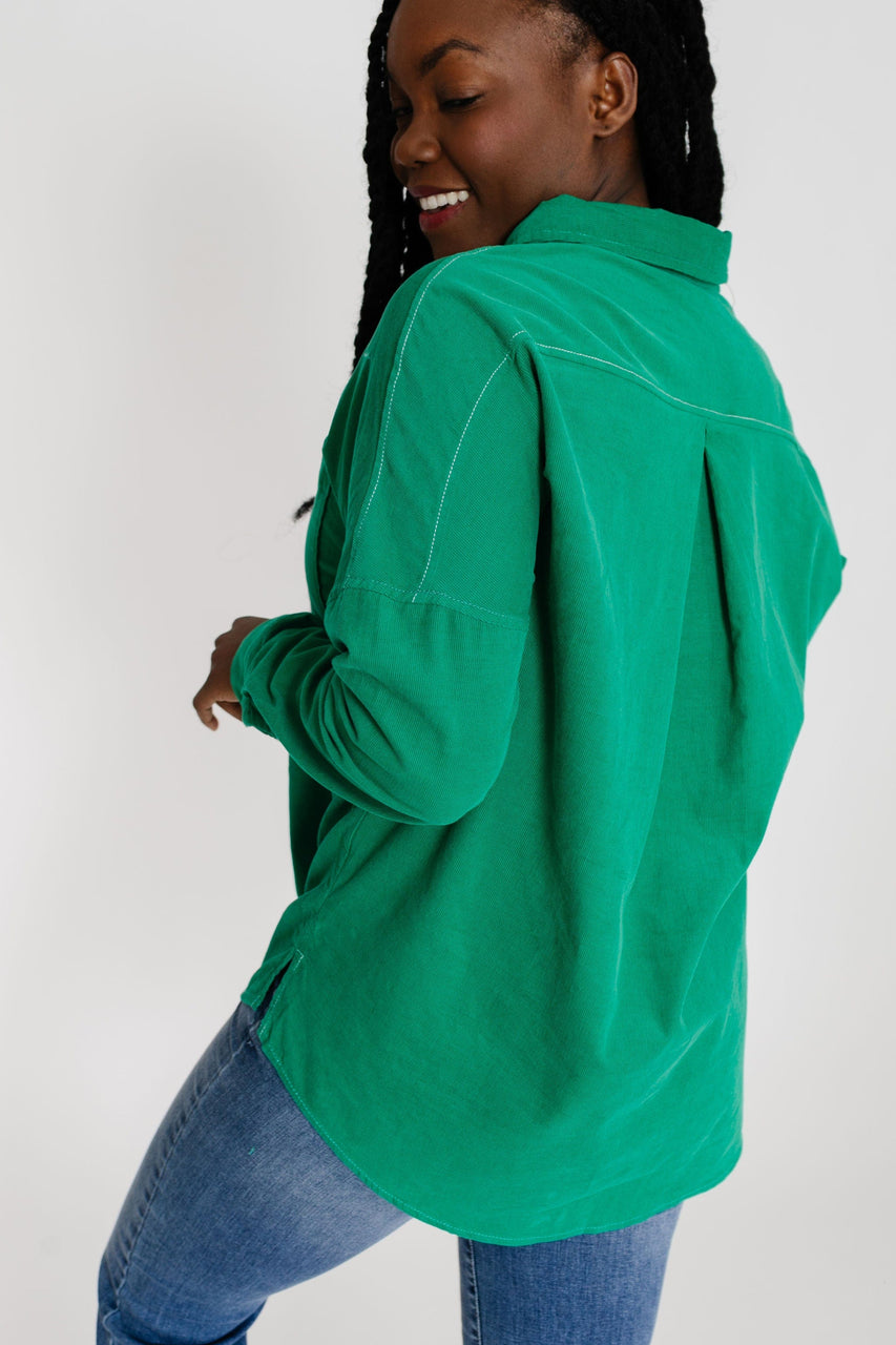 Mardi Shirt in Emerald