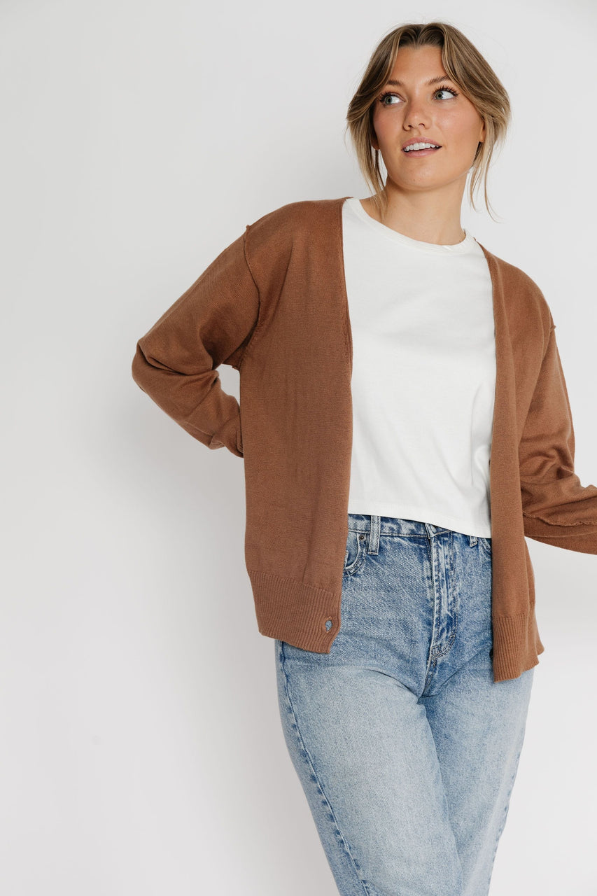Maurice Cardigan in Camel