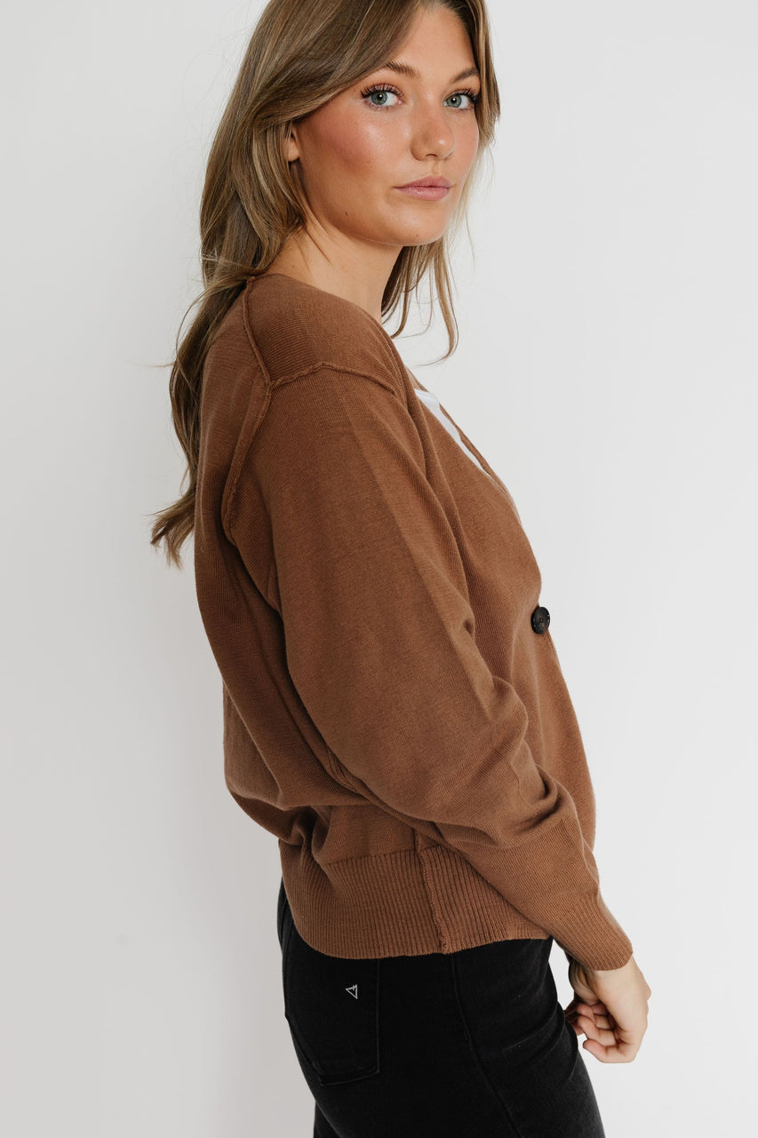 Maurice Cardigan in Camel