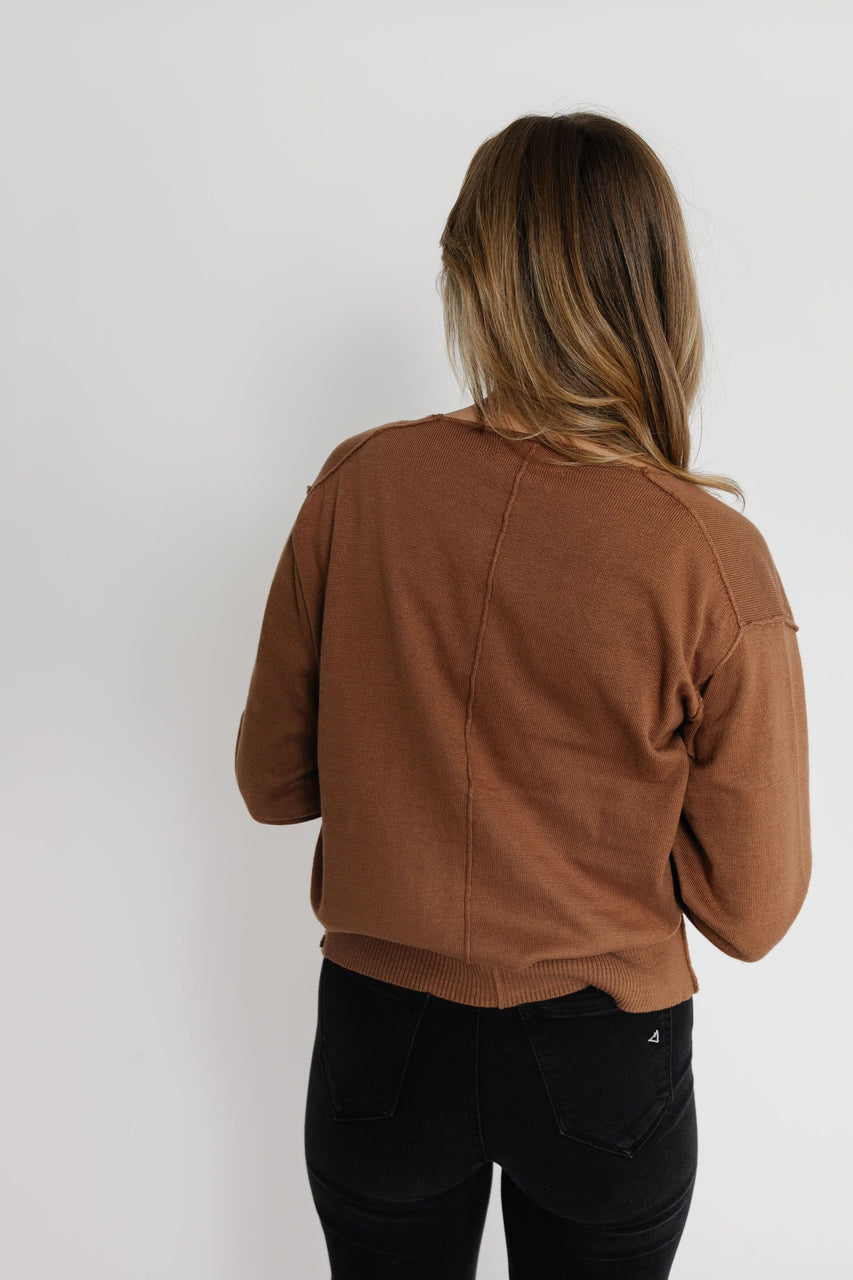Maurice Cardigan in Camel