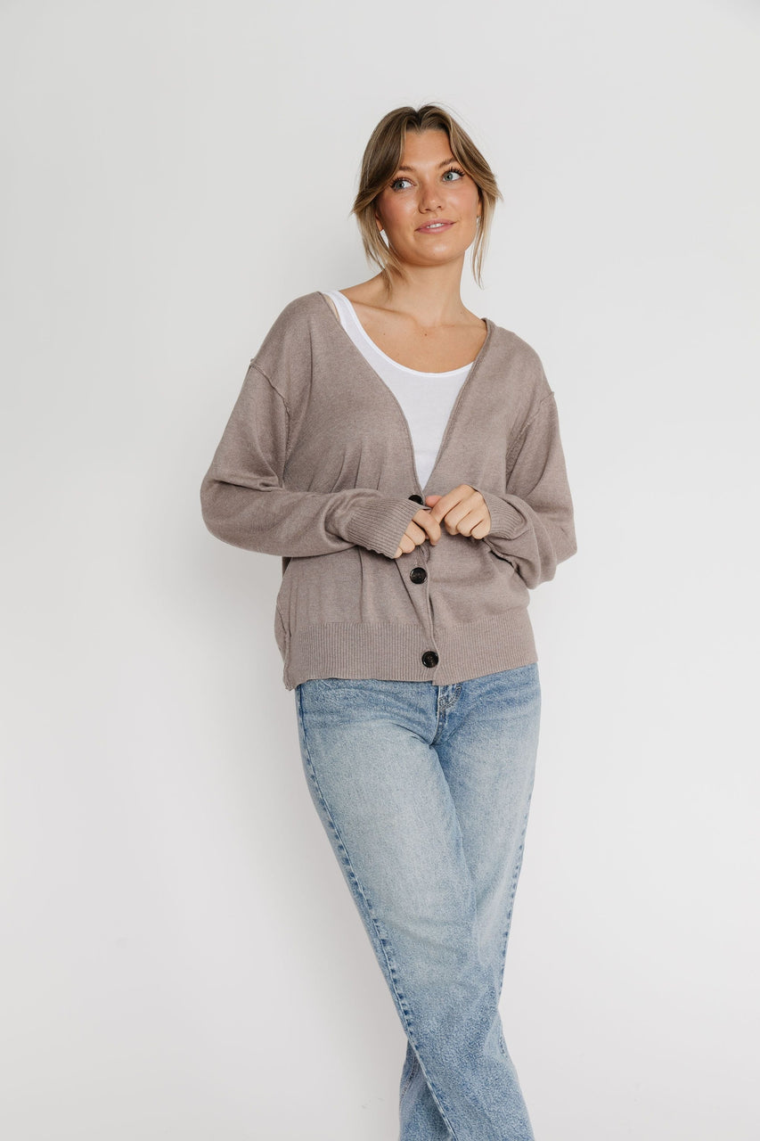 Maurice Cardigan in Mocha