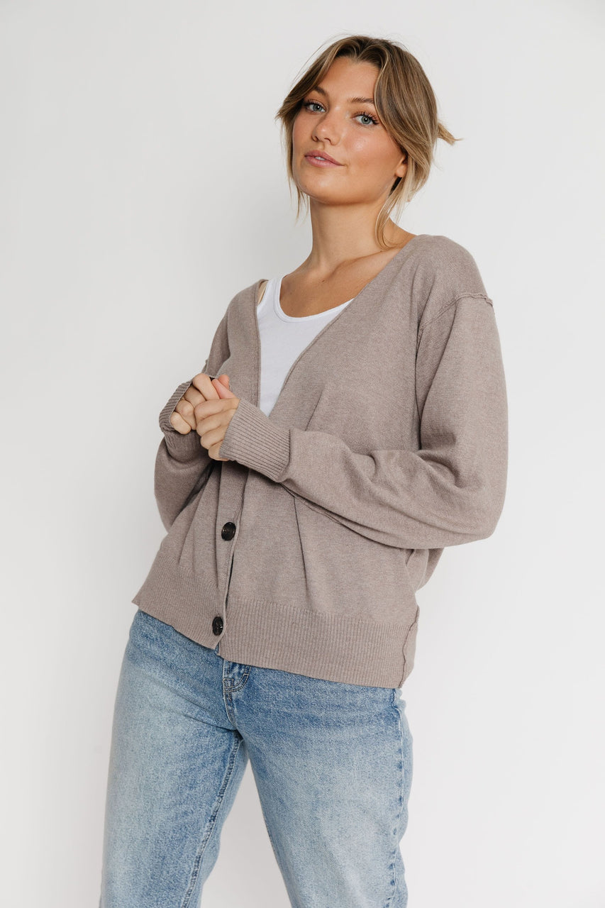 Maurice Cardigan in Mocha