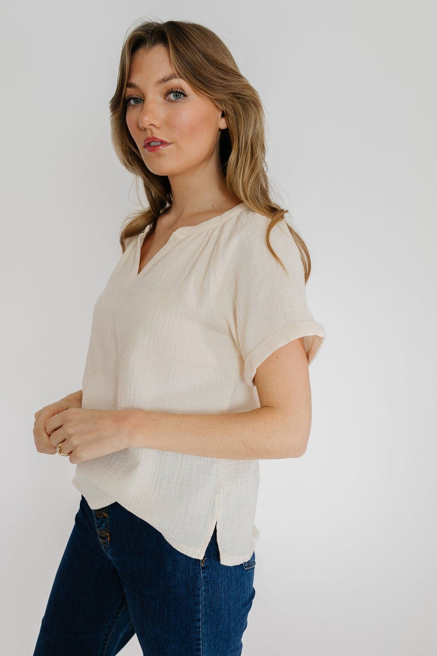 McCharlie Blouse in Cream