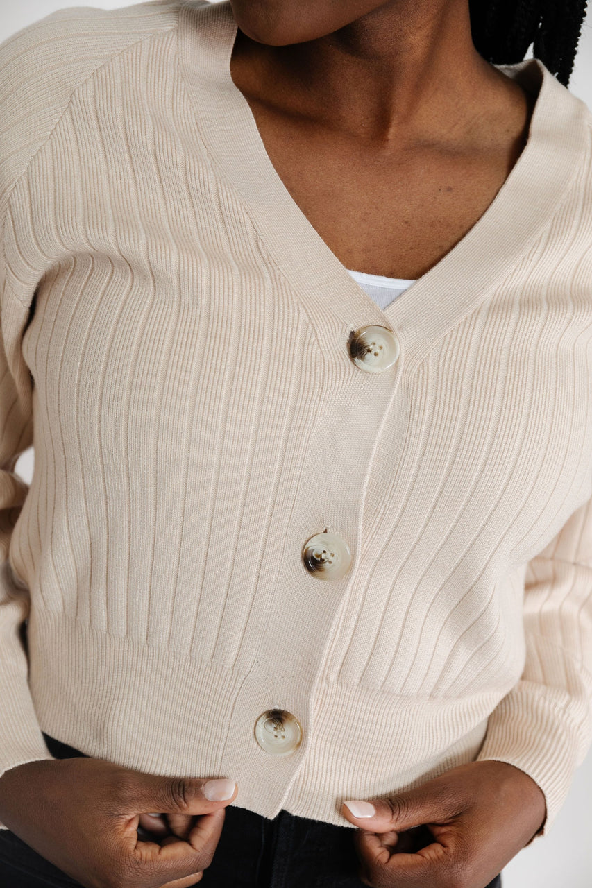 Megan Cardigan in Beige