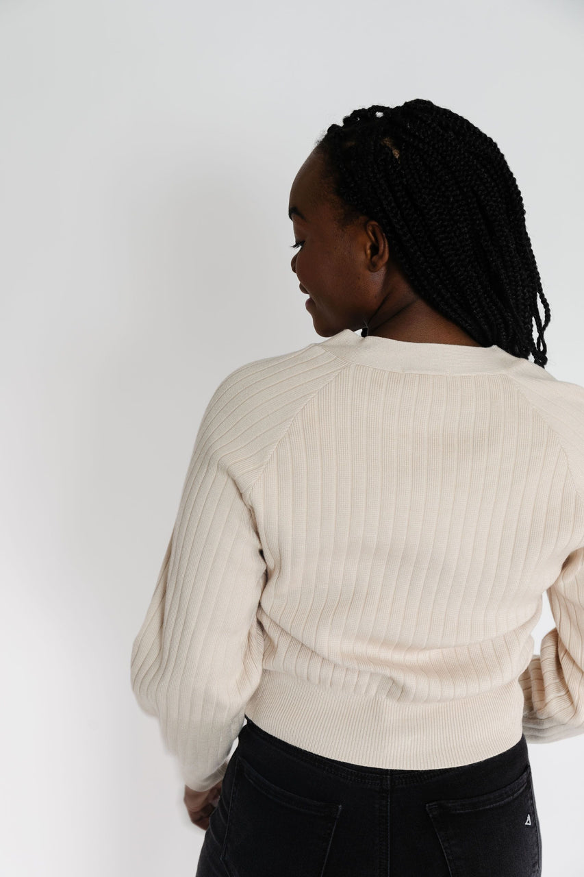 Megan Cardigan in Beige