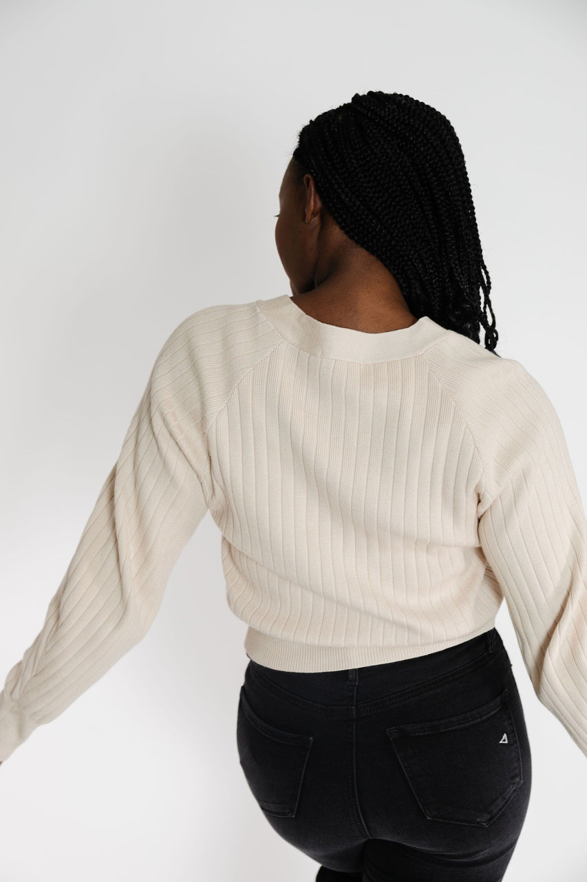 Megan Cardigan in Beige