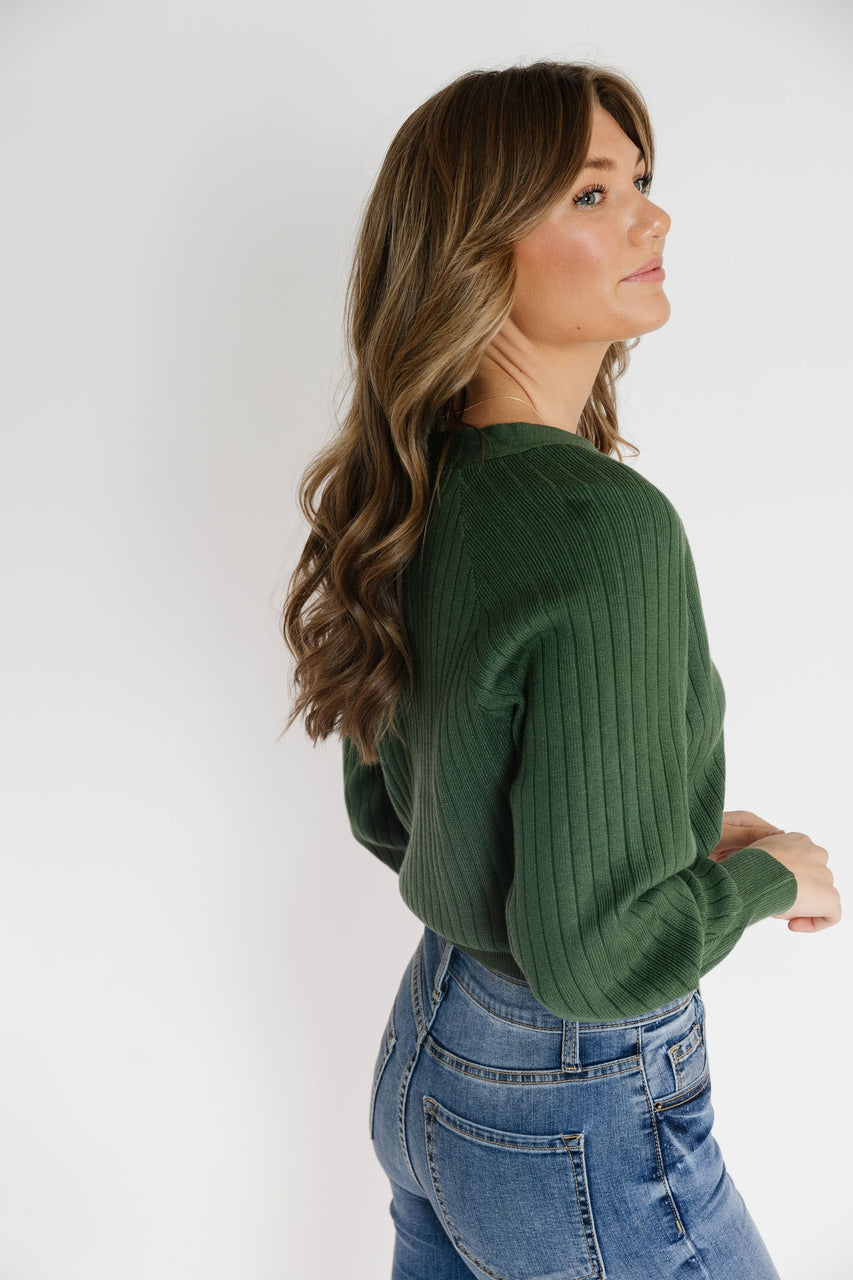 Megan Cardigan in Pine