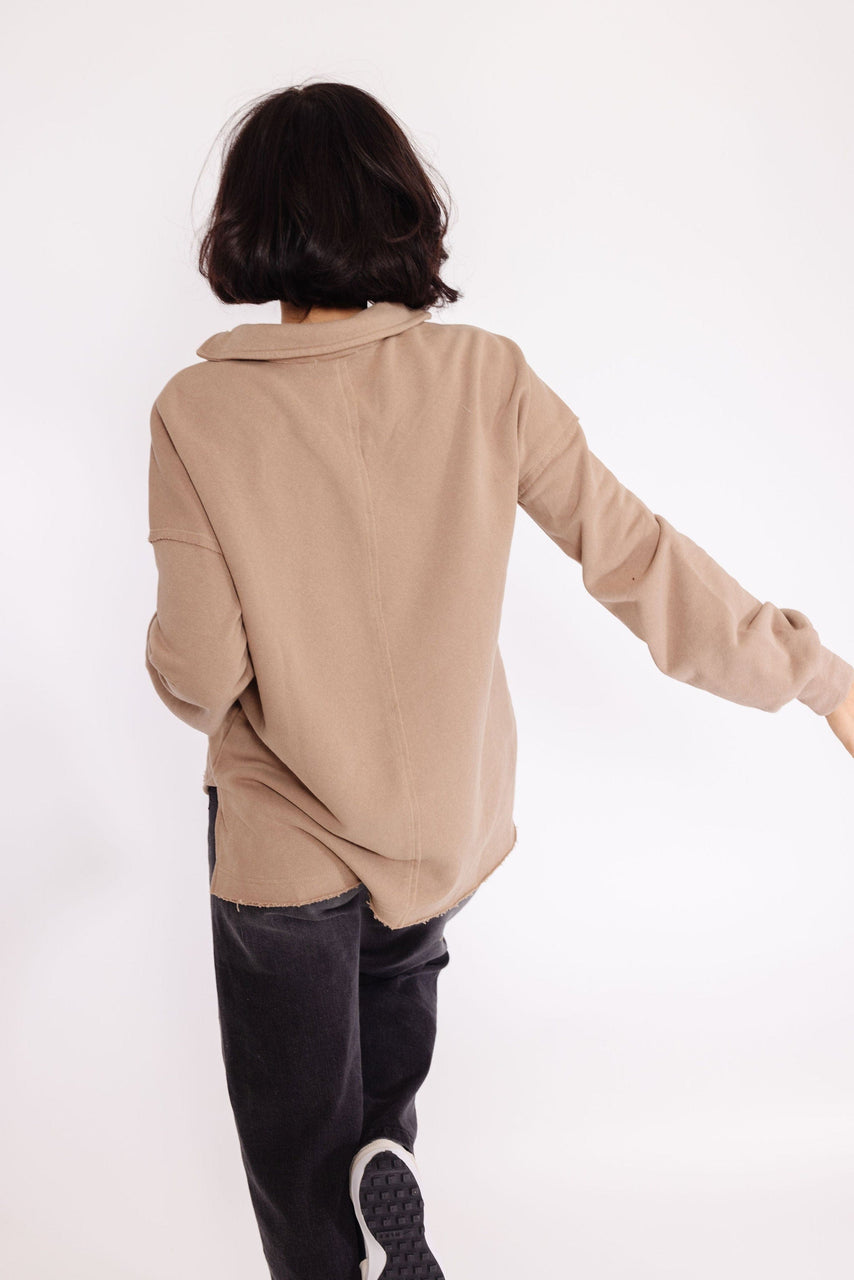 Misha Sweatshirt in Taupe