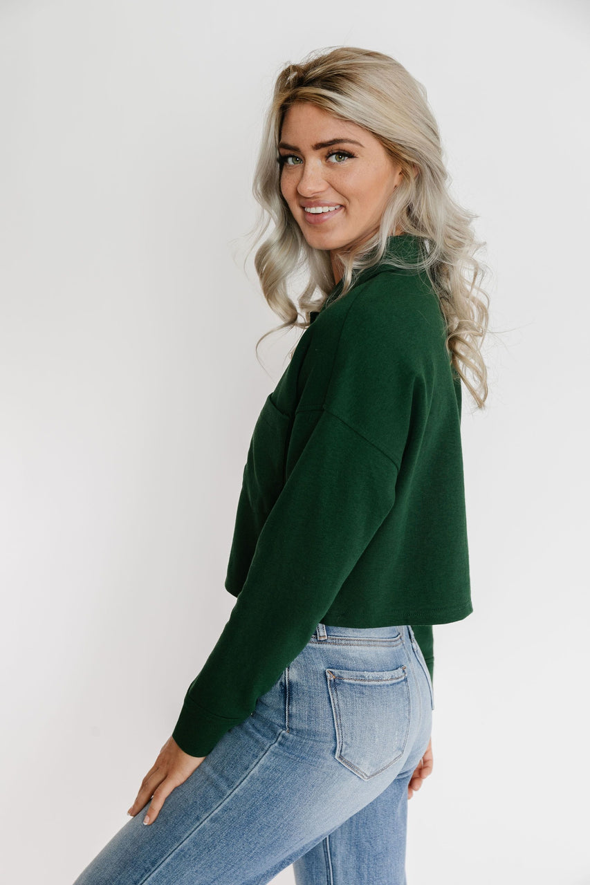 Mixty Tee in Hunter Green