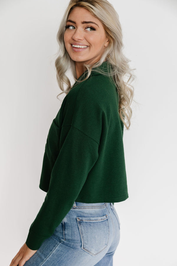 Mixty Tee in Hunter Green