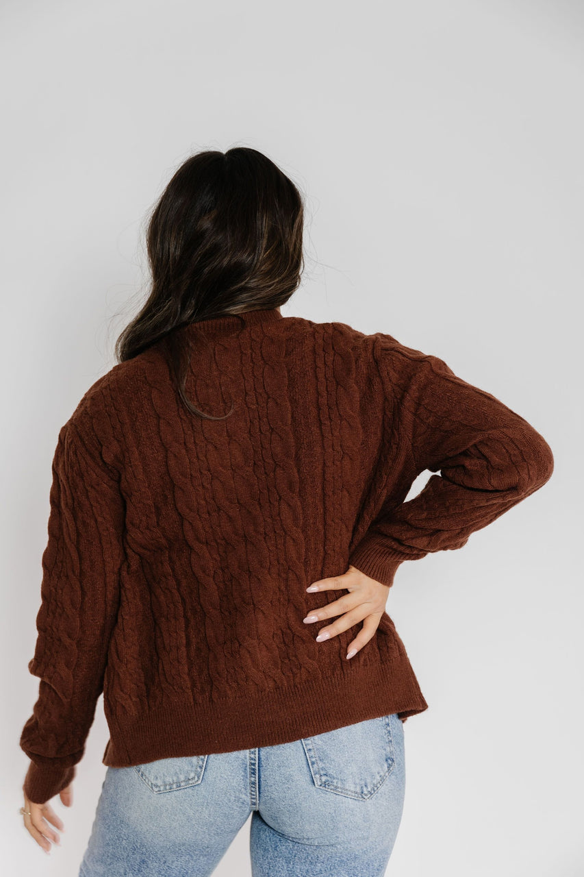 Nikolai Cardigan in Chocolate