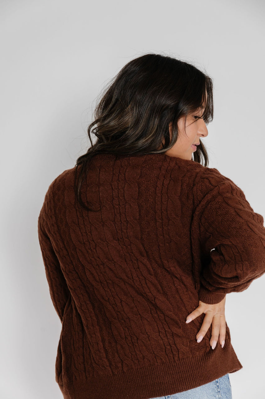 Nikolai Cardigan in Chocolate