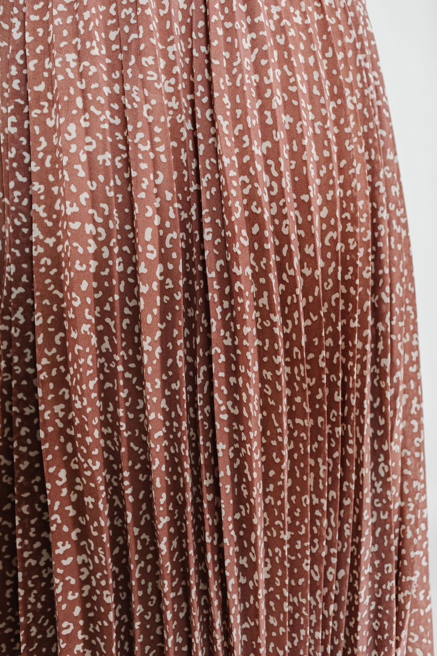 Nora Skirt in Mauve Leopard