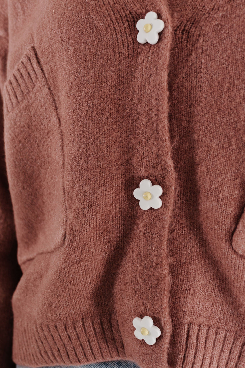 Prue Cardigan in Mauve