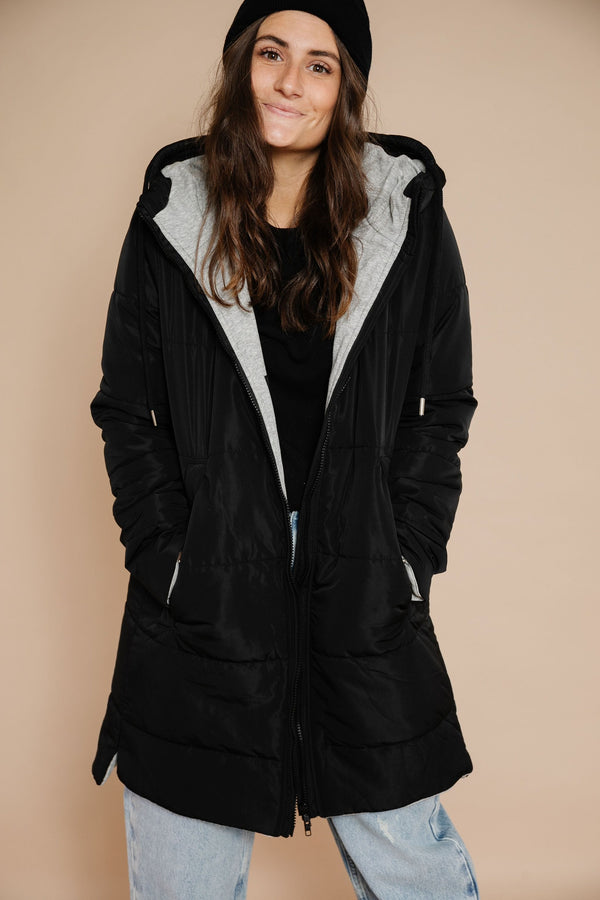 Puffy Coat in Black