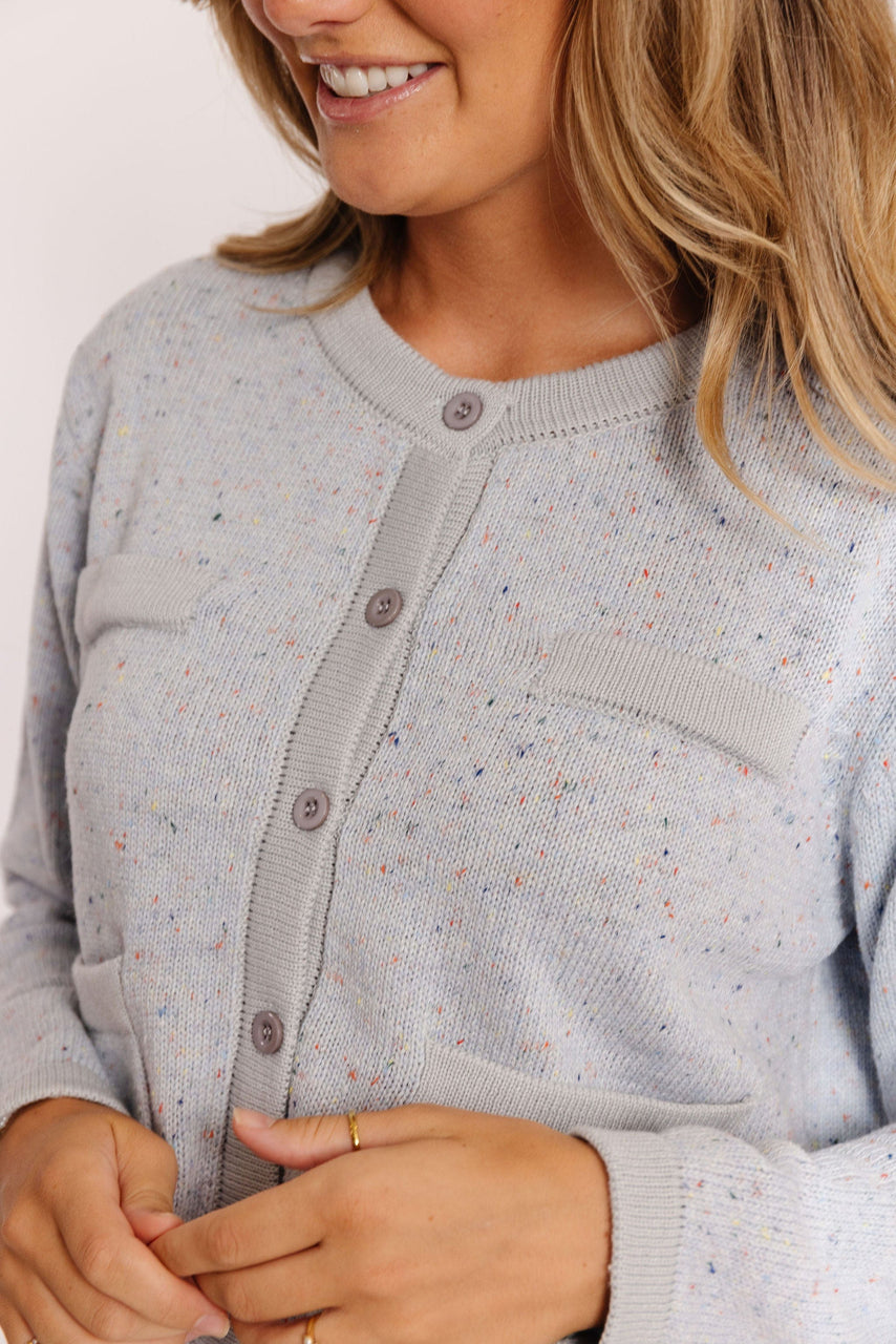 Randall Cardigan in Light Blue