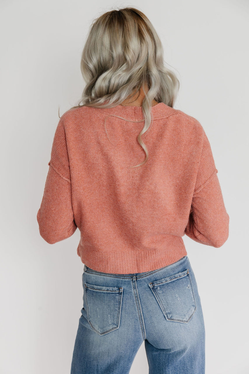 Rayshell Cardigan in Terra Cotta