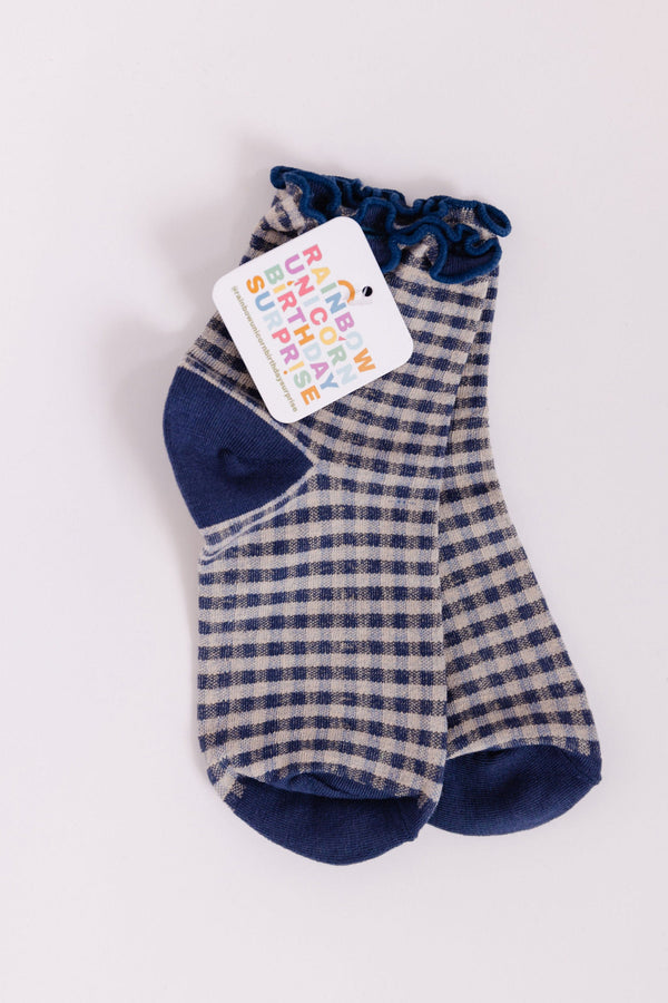 Reese Socks - Navy Bue