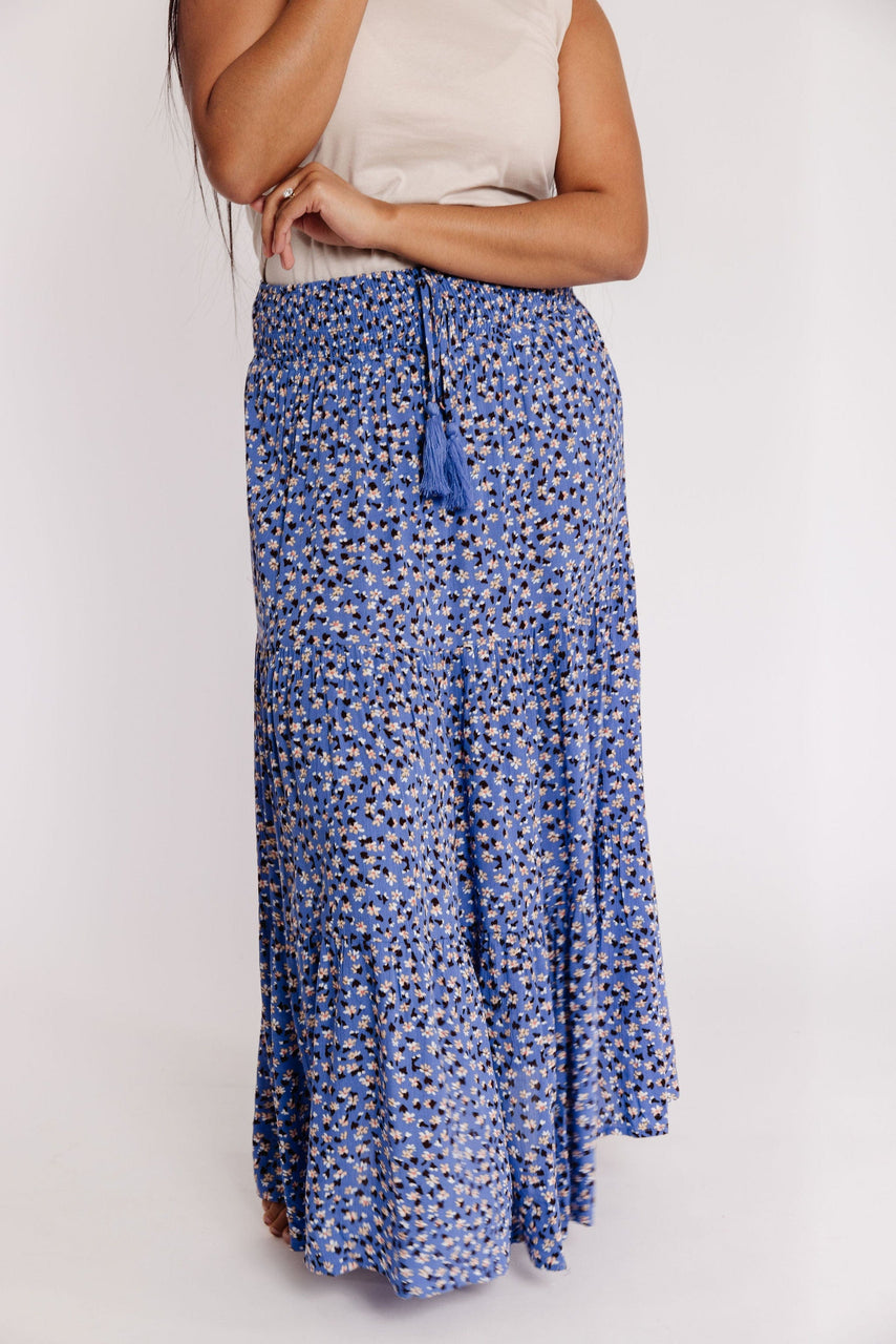 Reggie Skirt in Blue Floral