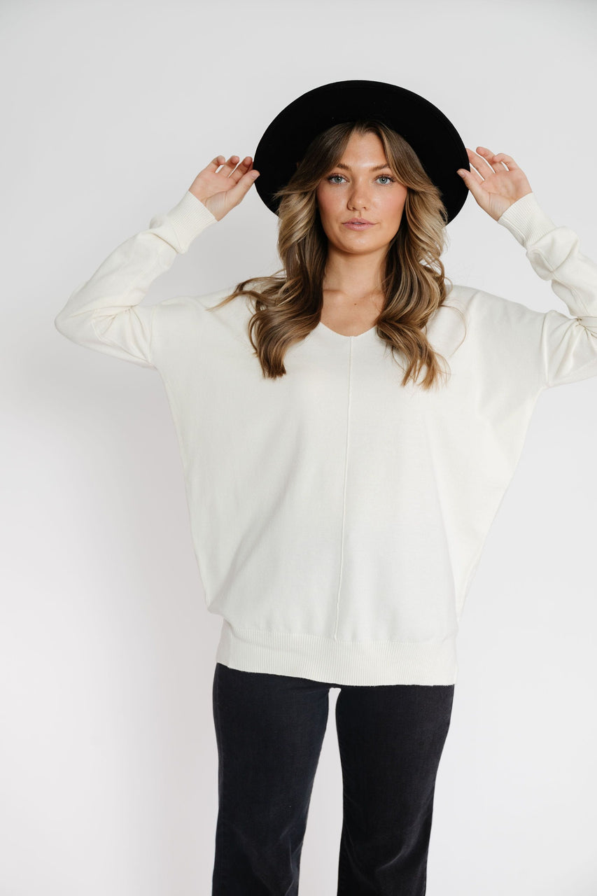Reid Sweater in Ivory