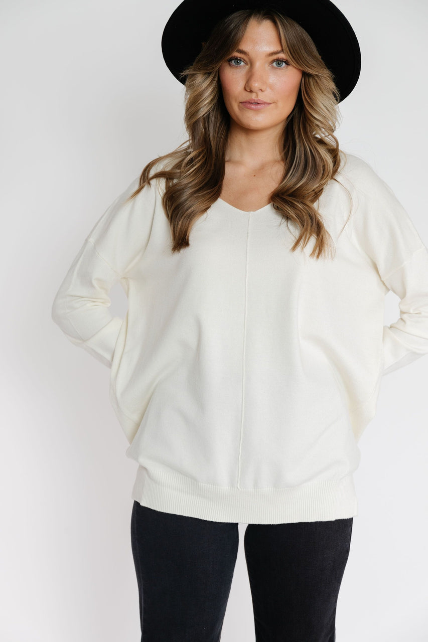 Reid Sweater in Ivory