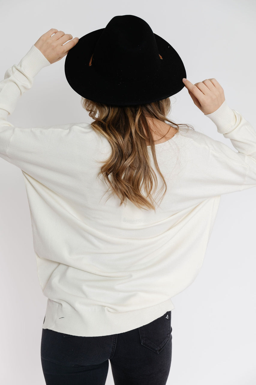 Reid Sweater in Ivory