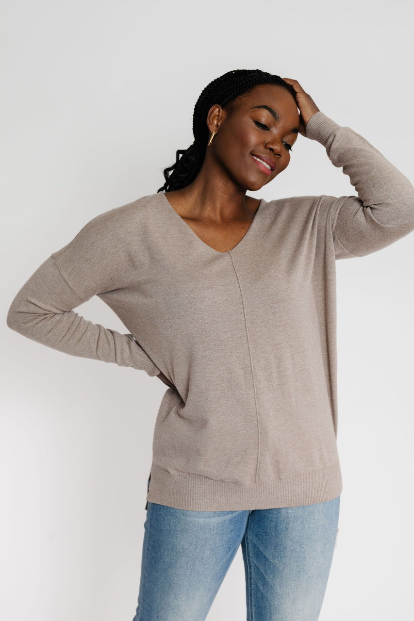 Reid Sweater in Taupe