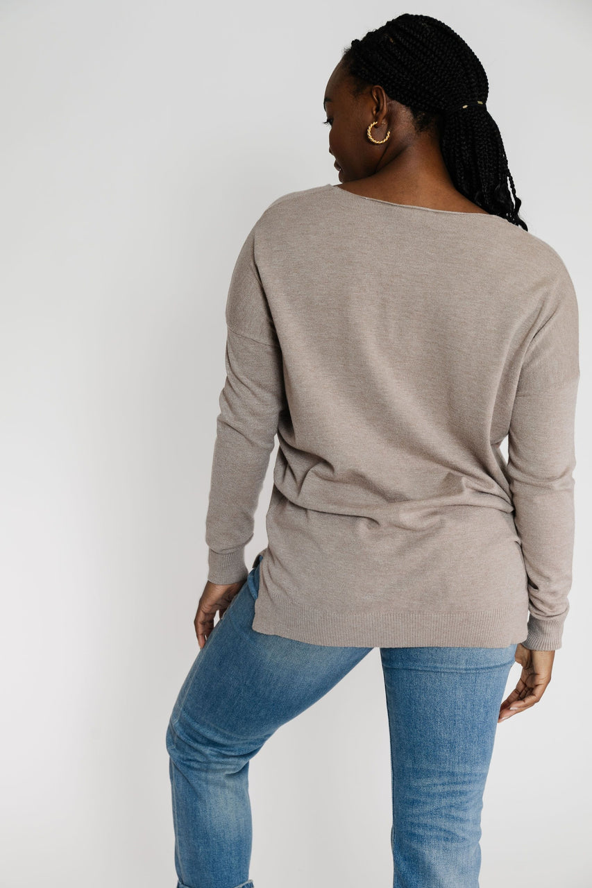 Reid Sweater in Taupe
