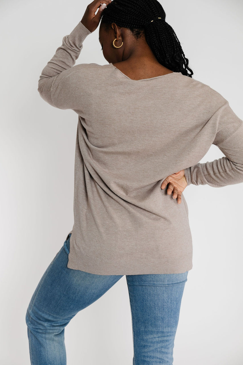 Reid Sweater in Taupe