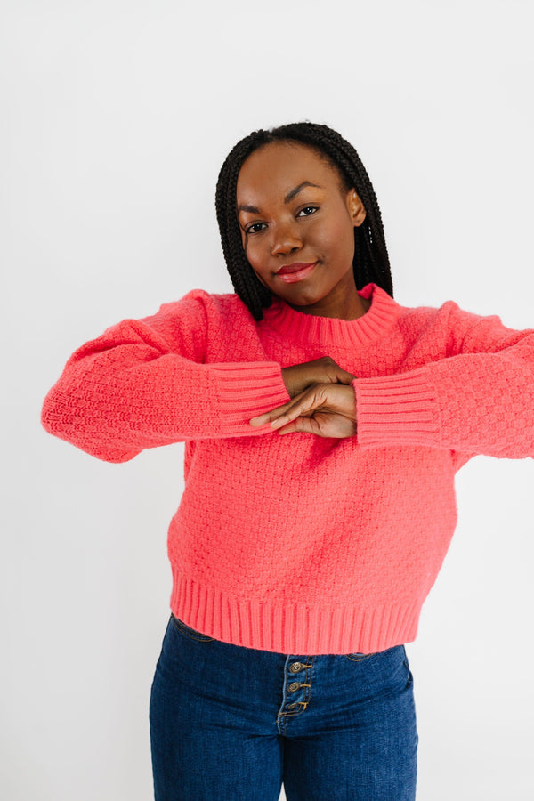 Robyn Sweater in Teaberry