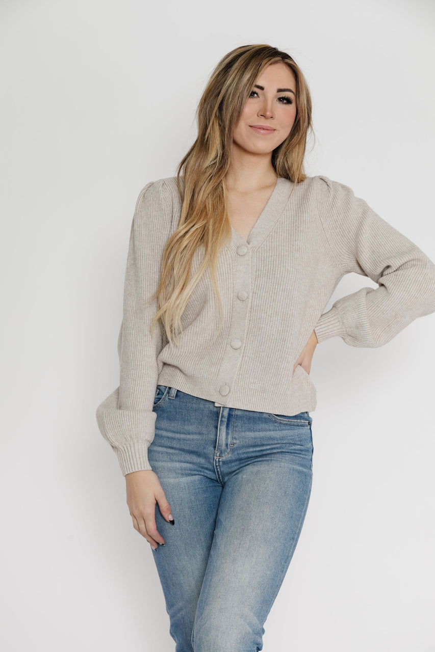 Scarlett Cardigan in Taupe